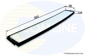 COMLINE EKF255 - FILTRO DE HABITACULO