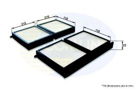 COMLINE EKF258 - FILTRO DE HABITACULO
