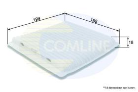 COMLINE EKF266 - FILTRO HABITACULO