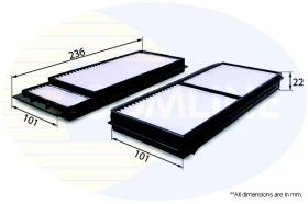 COMLINE EKF267 - FILTRO DE HABITACULO
