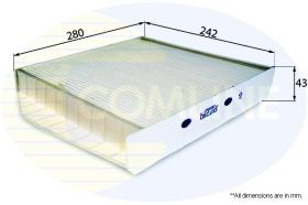 COMLINE EKF280 - FILTRO DE HABITACULO