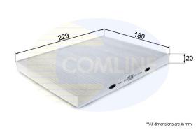 COMLINE EKF301 - FILTRO DE HABITACULO