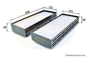 COMLINE EKF303 - FILTRO DE HABITACULO