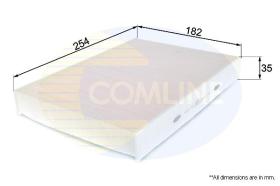 COMLINE EKF317 - FILTRO DE HABITACULO