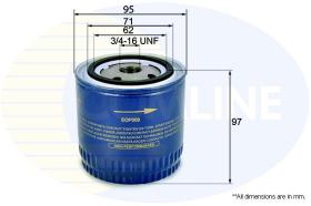COMLINE EOF009 - FILTRO DE ACEITE