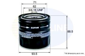 MAHLE FILTROS EOF046 - FILTRO DE ACEITE