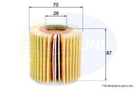 COMLINE EOF245 - FILTRO DE ACEITE