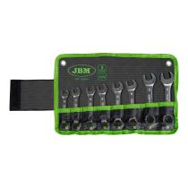 JBM 50564 - SET 8 LLAVES COMBINADAS CORTAS