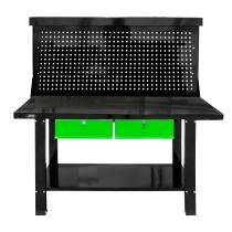 JBM 51035 - MESA TRABAJO 2 CAJONES CON PANEL FRONTAL