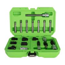 JBM 51259 - JUEGO EXTRACTOR POLEAS 18 PIEZAS