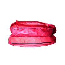 JBM 51680 - BOLSA ROJA CON 6 COMPARTIMENTOS Y DIVISION PARA KIT EMERGENC