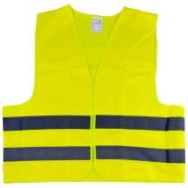 JBM 51817 - CHALECO AMARILLO C/BANDA REFLECTANT