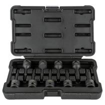 JBM 52340 - SET 9 PUNTAS IMPACTO TORX 1/2"