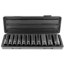 JBM 52342 - SET 11 VASOS IMPACTO HEXAGONAL 1/2"