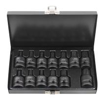JBM 52344 - SET 13 PUNTAS IMPACTO HEXAGONALES Y TORX 1/2"