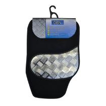 JBM 52534 - SET 4 ALFOMBRAS MOQUETA-TALONERA PLASTICA