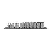 JBM 52717 - JUEGO VASOS 1/4"12 CANTOS