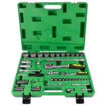 JBM 52722 - MALETIN HERRAMIENTAS 60 PIEZAS CON VASOS SPLINE 1/2"Y 1/4"CI