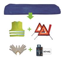 JBM 52771 - KIT EMERGENCIA BOLSA AZUL+MK H7+H1+CHALECO+TRIANG.+GUANTES