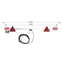 JBM 52848 - BARRA TELESCOPICA PARA REMOLQUE 1,4 A 2,1 M-LED