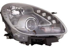 ALKAR 2746471 - DERECHO,FARO,CON LUZ DE DIA,ELECTRICO,CON MOTOR,NEGRO,LED,H1