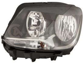 ALKAR 2752154 - DERECHO,FARO,CON LUZ DE DIA,ELECTRICO,CON MOTOR,NEGRO,H7,H15