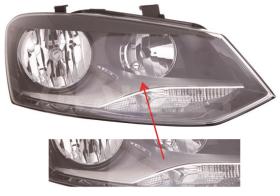 ALKAR 2766110 - DERECHO,FARO,ELECTRICO,CON MOTOR,NEGRO,H7,+H7,PY21W,W5W,EMBE