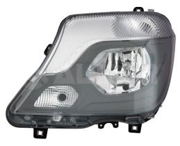 ALKAR 2772966 - DERECHO,FARO,CON LUZ DE DIA,ELECTRICO,CON MOTOR,NEGRO,H7,+H7