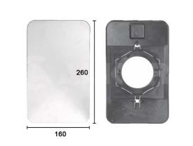 ALKAR 7441247 - REVERSIBLE,CLASE V,CRISTAL+SOPORTE,CONVEXO RADIO 300,LHD+R
