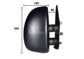 ALKAR 9255961 - DERECHO,COMPLETO,ESPEJO ANGULO MUERTO,MANUAL,CONVEXO,BRAZO C