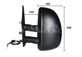 ALKAR 9256961 - IZQUIERDO,COMPLETO,ESPEJO ANGULO MUERTO,MANUAL,CONVEXO,BRAZO