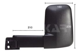 ALKAR 9264961 - DERECHO,COMPLETO,MANUAL,CONVEXO,BRAZO LARGO,RHD,210 X 220 X