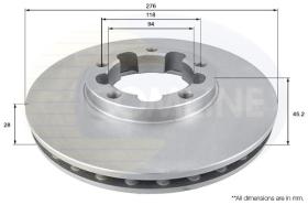 COMLINE ADC0280V - DISCO DE FRENO