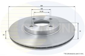 COMLINE ADC0281V - DISCO FRENO