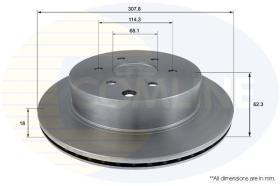 COMLINE ADC0282V - DISCO FRENO