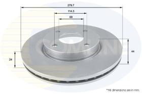 COMLINE ADC0284V - DISCO FRENO