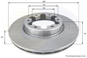 COMLINE ADC0285V - DISCO DE FRENO