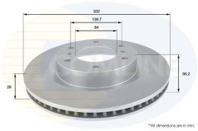 COMLINE ADC0379V - DISCO FRENO