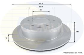 COMLINE ADC0380V - DISCO FRENO