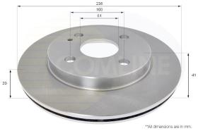 COMLINE ADC0472V - DISCO DE FRENO