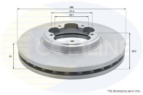 COMLINE ADC1250V - DISCO DE FRENO