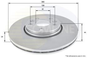 COMLINE ADC1599V - DISCO DE FRENO