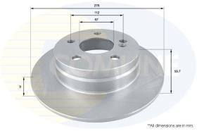 COMLINE ADC1665 - DISCO FRENO