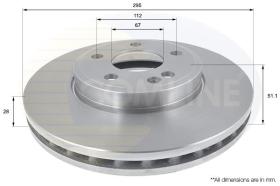 COMLINE ADC1678V - DISCO FRENO