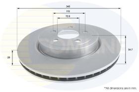 COMLINE ADC2319V - DISCO FRENO