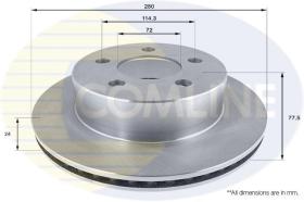 COMLINE ADC2327V - DISCO FRENO