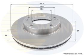 COMLINE ADC2418V - DISCO FRENO
