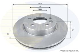 COMLINE ADC2604V - DISCO DE FRENO