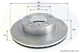 COMLINE ADC2701V - DISCO DE FRENO