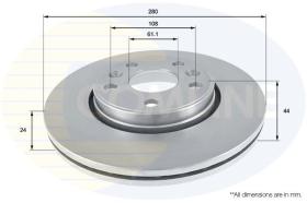 COMLINE ADC2702V - DISCO DE FRENO